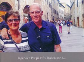Inger och Per på vift i Italien